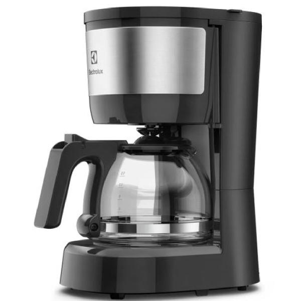 Electrolux ECM10 Cafetera Eléctrica 750W Jarra de Vidrio 10 Tazas Sistema Antigoteo Negro