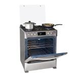Indurama Roma 5 Hornillas Croma 15K BTU Encendido Automático Parrilla Fundida Acero Inoxidable