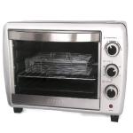 Imaco HEB25R Horno Eléctrico Rosticero 25L 1500W Parrilla Doble Termostato Ajustable Plateado