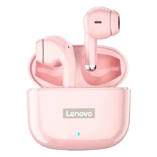 Audífonos Lenovo LP40 Pro 30H Batería Control Táctil IPX5 Resistencia Rosado