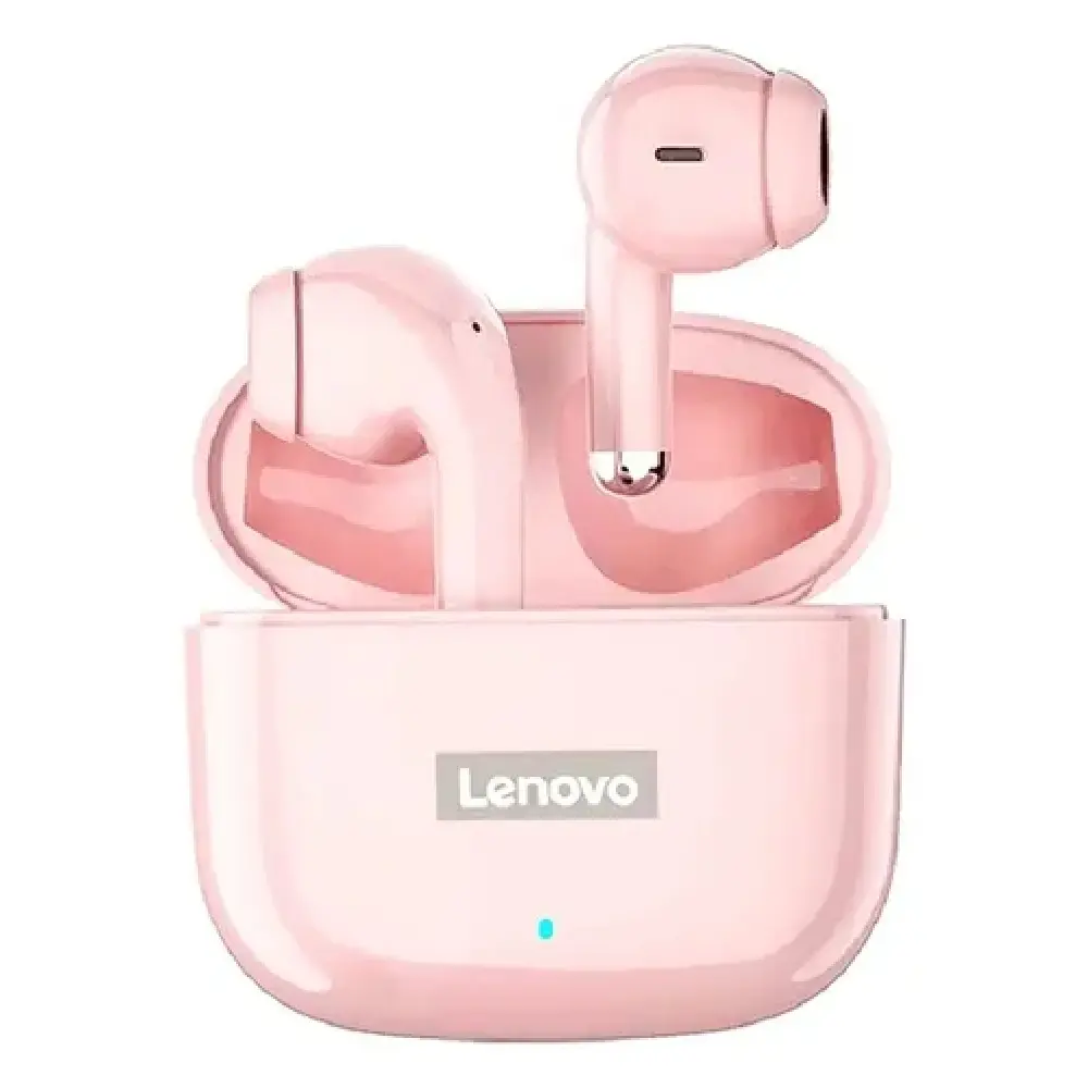 Audífonos Lenovo LP40 Pro 30H Batería Control Táctil IPX5 Resistencia Rosado