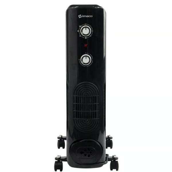 Imaco OFR9NK Termoradiador Negro 2000W 9 Celdas Portátil y Silencioso
