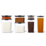 Juego Rubbermaid Brilliance 7 En 1 Tuppers Cocina Almacenaje Tapas Coloridas Ajuste Perfecto