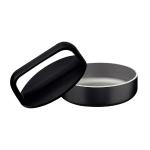 Prensa Hamburguesas Black Burger Profesional 15cm Base Antiadherente Acero Inoxidable