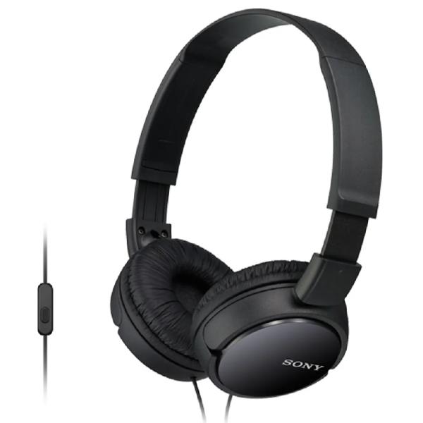 Sony MDR-ZX110AP Auriculares Diadema 30mm Neodimio Micrófono Integrado Plegable Negro