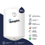 Rotoplas Duraterma 50L Terma Eléctrica Ahorradora Acero Inoxidable Blanco - 500370