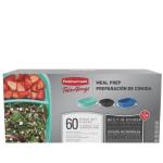 Rubbermaid Set 30 Contenedores 100% Sellado Sin Fugas Microondable
