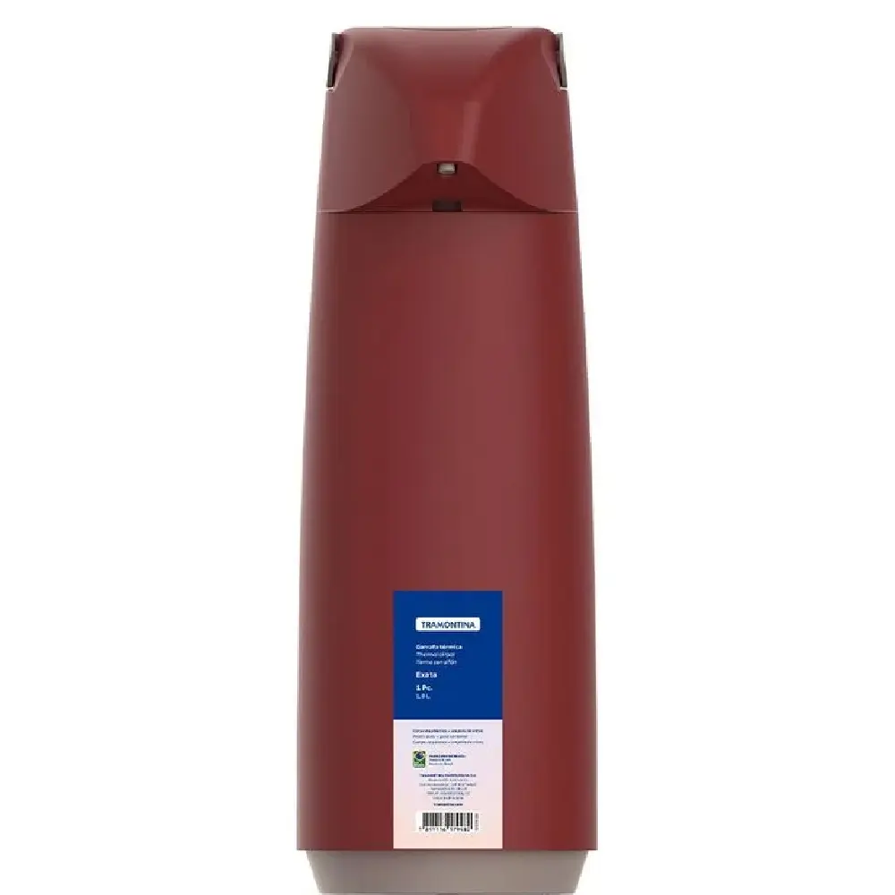 Tramontina Termo con Sifón 1.8L Acero Inoxidable Doble Pared Térmica