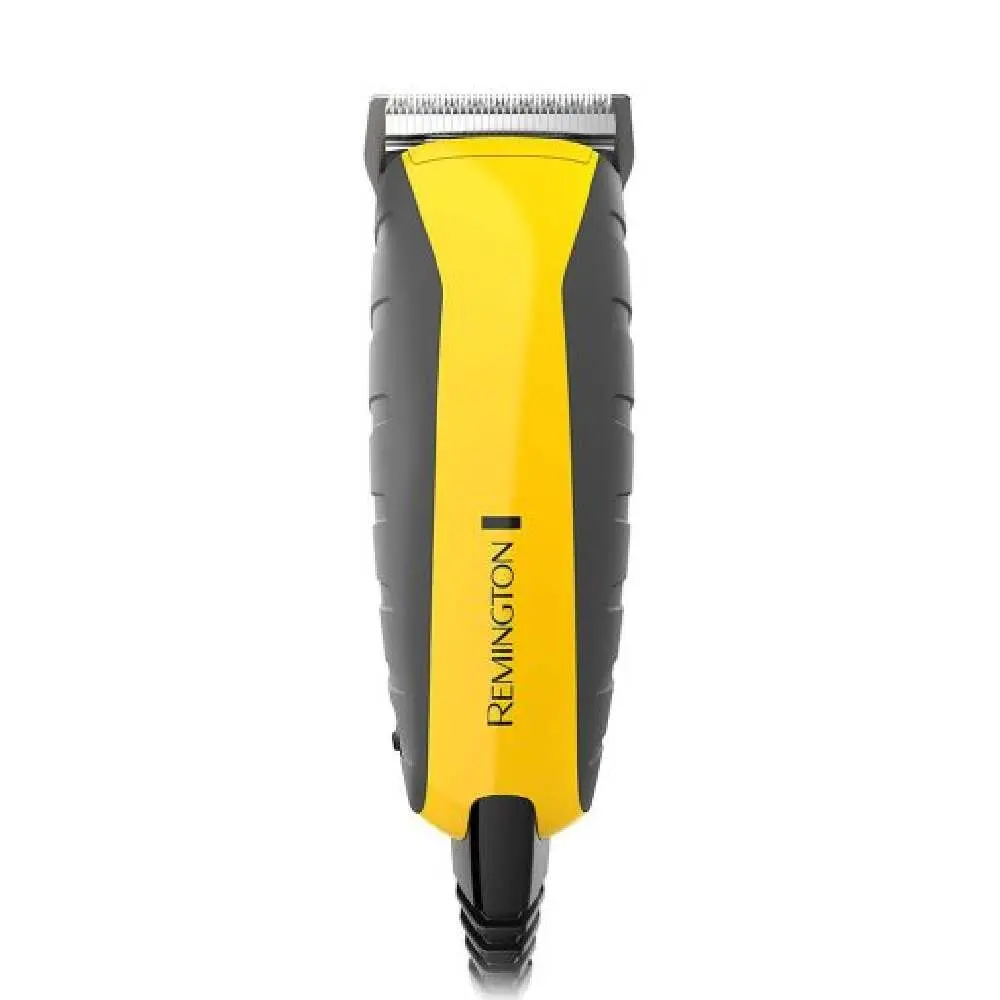 Máquina Cortar Cabello Remington HC5850 Cuchillas Titanio Recargable USB 5 Velocidades Amarillo