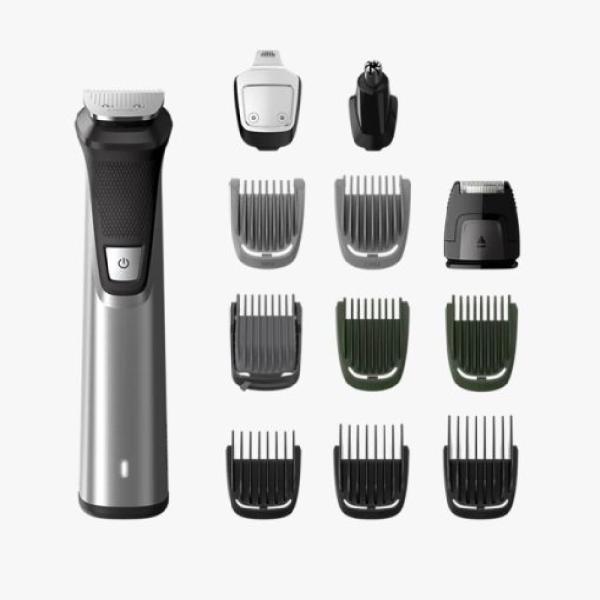Philips Multigroom Serie 7000 MG7735 12 en 1 Recortador Profesional 60 Min Autonomía Acero Inoxidable
