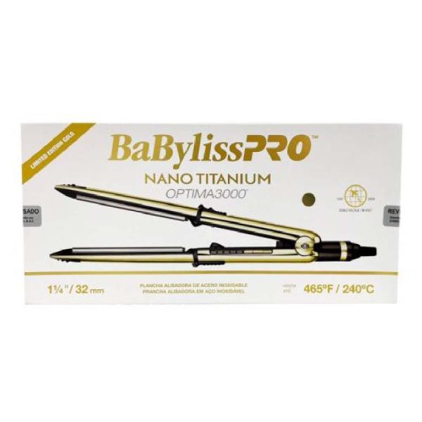 Plancha Babyliss BNTG3000TPE 1800W Cerámica Iónica 3 Temperaturas Cable Giratorio