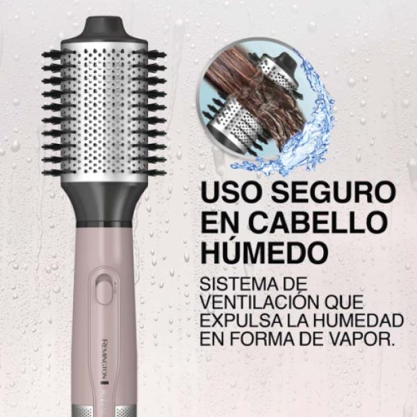 Remington Wet2Style AS15A Cepillo de Aire 1200W 3 Accesorios Tecnología Iónica Cabello Húmedo/Seco
