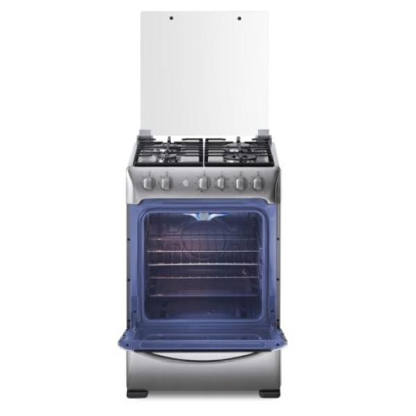 Indurama Vercelli Zafiro Croma Cocina a Gas 4 Hornillas 70 cm Encendido Automático
