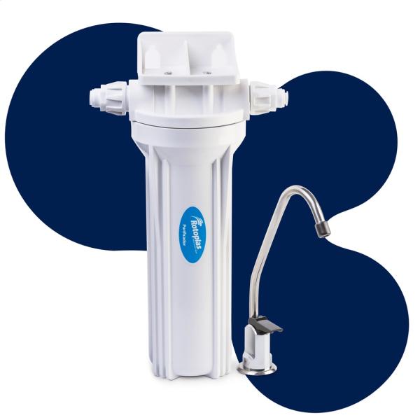 Rotoplas Purificador Bajo Lavadero 12L Filtración 5 Etapas Tecnología Hydropur-300009