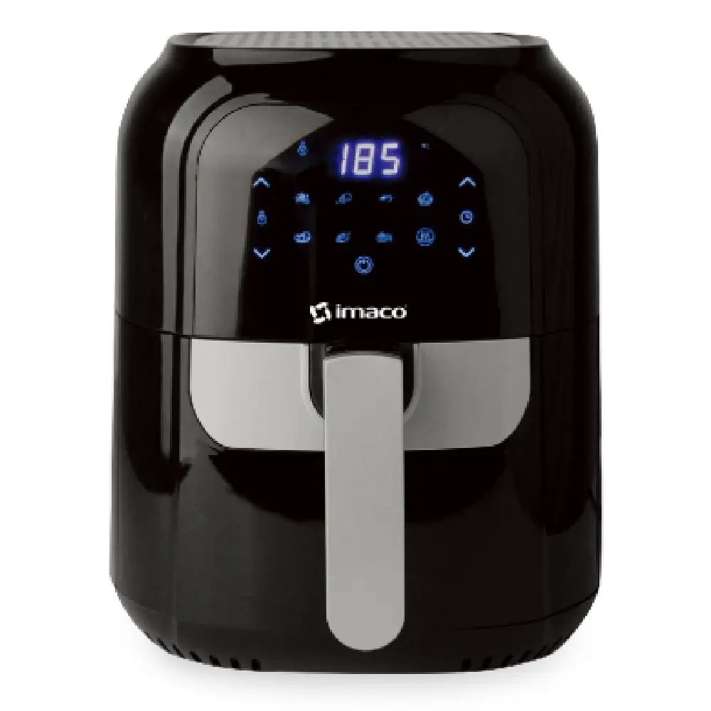 Imaco AF5514 Freidora de Aire Digital 4.2L 1400W 8 Funciones Pantalla Táctil Negro