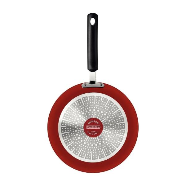 Tramontina Sartén Mónaco 26cm Inducción Antiadherente Titanio Rojo