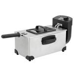 Recco Freidora con Aceite 2.5L 1500W Termostato Ajustable Canasta Antiadherente