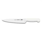 Tramontina 24619-080 Cuchillo Chef 10cm Hoja Afilada Mango Polipropileno Resistente Cocina Profesional Blanco