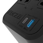 Forza FVR-1222USB 2200VA Regulador de Voltaje 8 Tomas Protección AVR USB Negro
