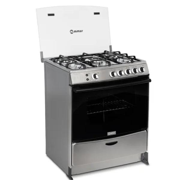 Miray Menta Plus 5 Hornillas 18K BTU Encendido Automático Quemadores Sellados