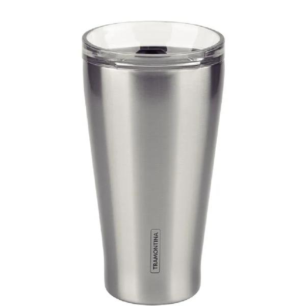 Tramontina Vaso Térmico Exata 550ml Acero Inoxidable Doble Pared Tapa Hermética