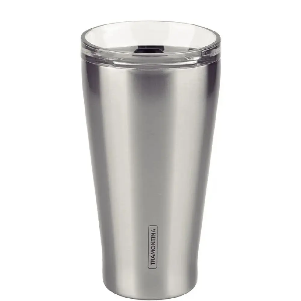 Tramontina Vaso Térmico Exata 550ml Acero Inoxidable Doble Pared Tapa Hermética