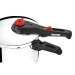 Olla a Presión Tramontina Solar 6T 6L Tapa Bloqueable Base Antiadherente Inducción Plata - 10116275
