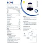 DUCHA ELÉCTRICA SOLE 4T 5500W MODELO 3121SOLDE5500AC