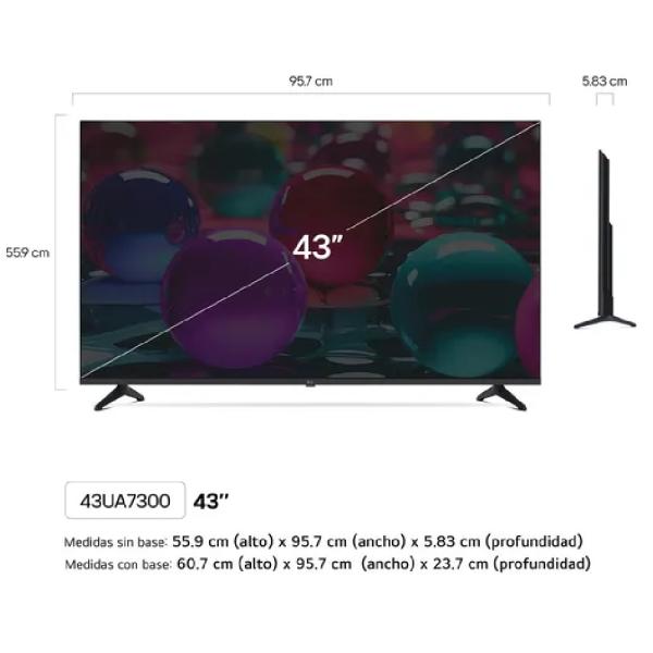Televisor LG Smart TV 43 4K UHD AI 43UA7300PSB