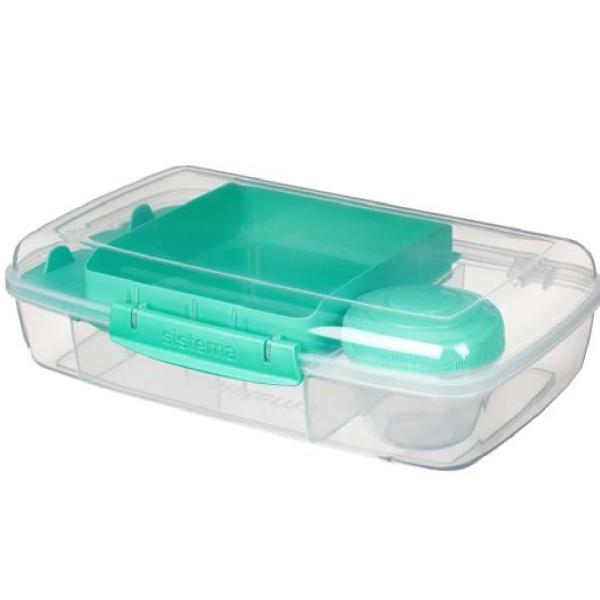 Sistema Contenedor de Alimentos 1.76L Hermético Libre de BPA Multiusos