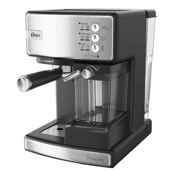 Oster Prima Latte BVSTEM6603SS Cafetera Automática 19 Bares Sistema Thermoblock Espresso Perfecto Plateado