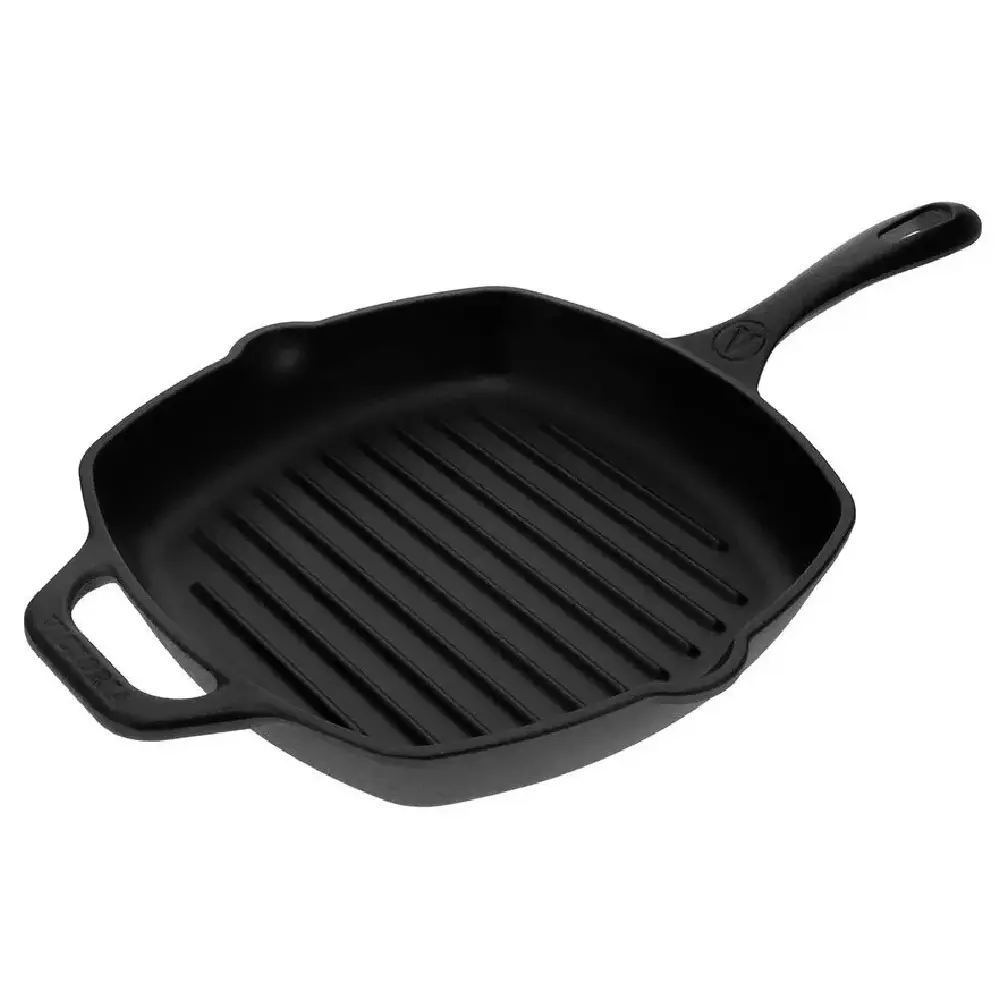 Sartén Grill Uysa 25 cm Rectangular 10x10 Hierro Fundido - 55145003