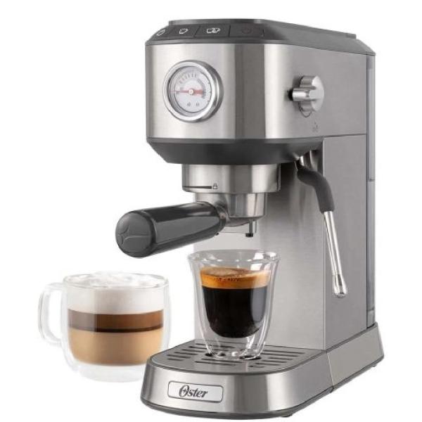 Oster BVSTEM7200 Cafetera Espresso 15 Bares Compacta Sistema Thermoblock Acero