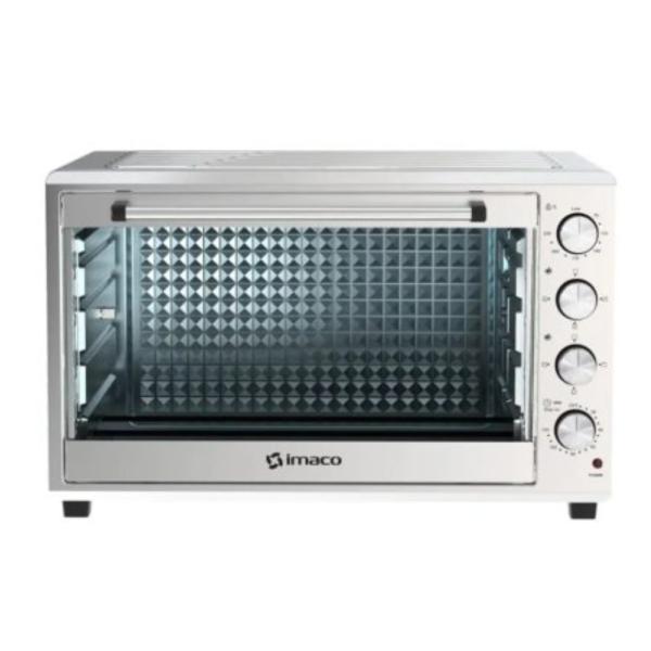 Imaco HEB100R Horno Eléctrico 100L 2000W Termostato Ajustable 4 Funciones Gris