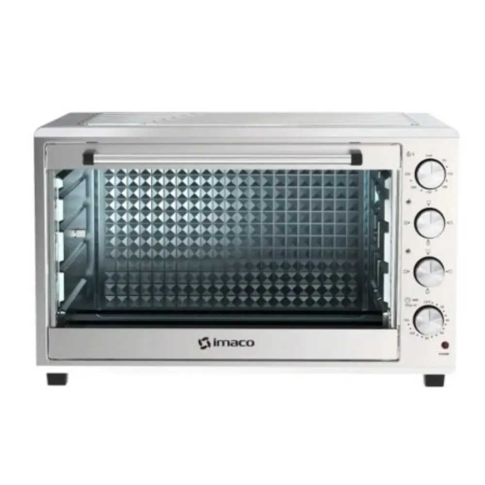 Imaco HEB100R Horno Eléctrico 100L 2000W Termostato Ajustable 4 Funciones Gris