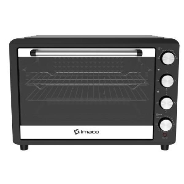 Horno Rosticero Imaco HEB75R 75 Litros 6 Brochas Antiadherente Timer Digital Negro