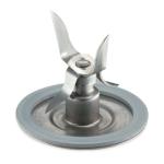 Oster BLSTAA4961 Cuchilla Pica Hielo 4 Aspas Acero Inoxidable para Licuadoras Profesional Plateado