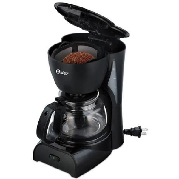 Cafetera Oster BVSTDCDR5B 500W 4 Tazas Termoaislante Jarra de Vidrio Negro