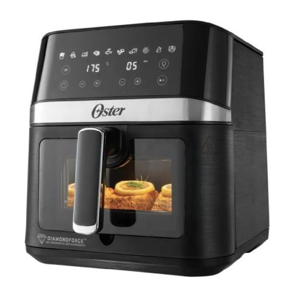 Oster CKSTAF60WDDF Freidora de Aire Digital 6L 1500W 8 Programas Pantalla Táctil