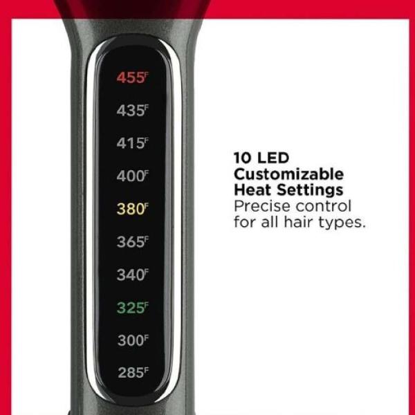 Revlon RVST2204N1 Alisadora Profesional 220V Placas de Cobre Anti-Frizz Negro