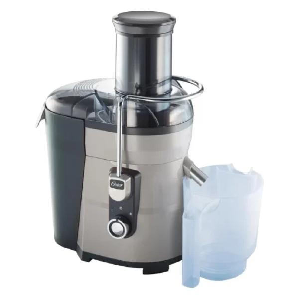 Oster FPSTJE317S Extractor de Jugos 700W 2 Velocidades Sistema Antigoteo Acero Inoxidable Plateado