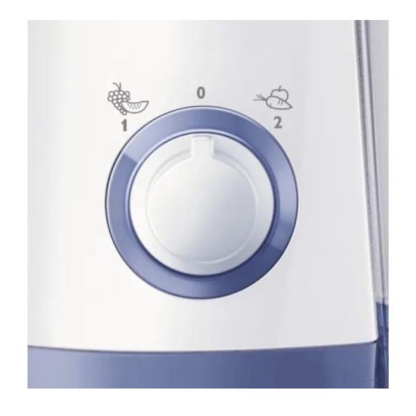 Philips HR1811/70 Extractor de Jugo 500W 2 Velocidades Sistema QuickClean