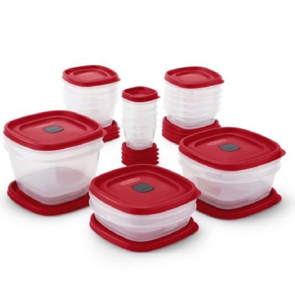 Set Rubbermaid Brilliance 2112332 4.7 Litros Antiderrames Apilable