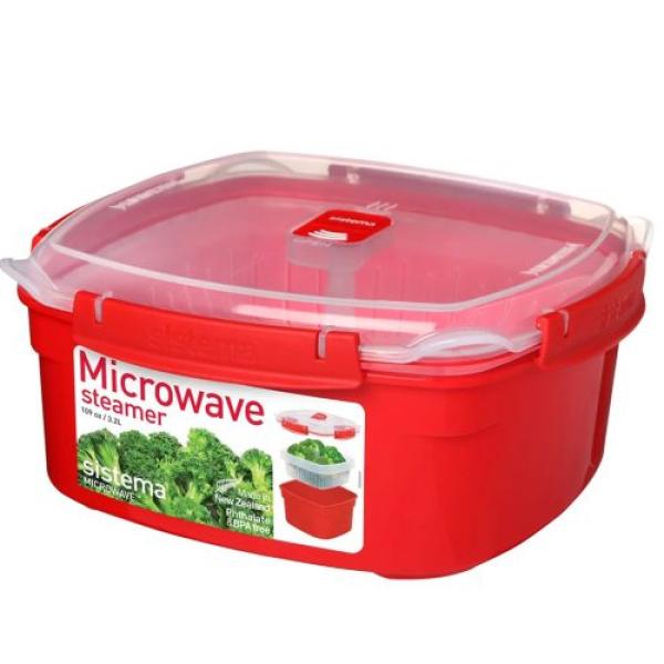 Sistema 1103ZS Vaporera de Verduras 3.2L 3 Niveles Cocción Rápida Acero Inoxidable