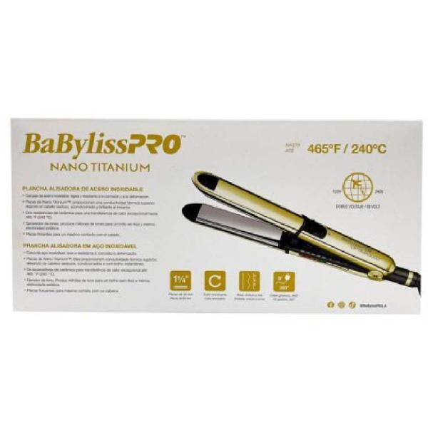 Plancha Babyliss BNTG3000TPE 1800W Cerámica Iónica 3 Temperaturas Cable Giratorio