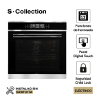Sole SOLHO019 70L Horno Digital Autocooling Termostato Seguridad Negro