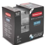Rubbermaid 2118309 2 Recipientes 1.1L Herméticos Libre de BPA Lavavajillas
