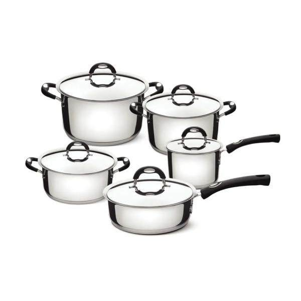 Juego Ollas Duo Silicone UYSA X10 10Pzas Cocina Profesional Ahorro de Energía Duradero