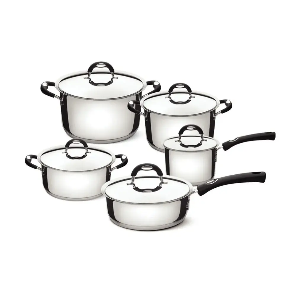 Juego Ollas Duo Silicone UYSA X10 10Pzas Cocina Profesional Ahorro de Energía Duradero
