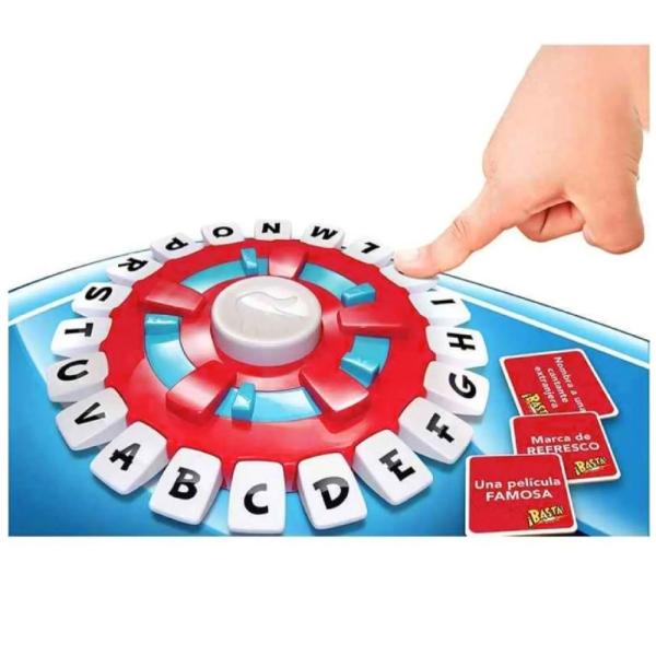 BASTAR Electrónico Juego de Mesa Moderno con Categorías y Puntuación Rojo